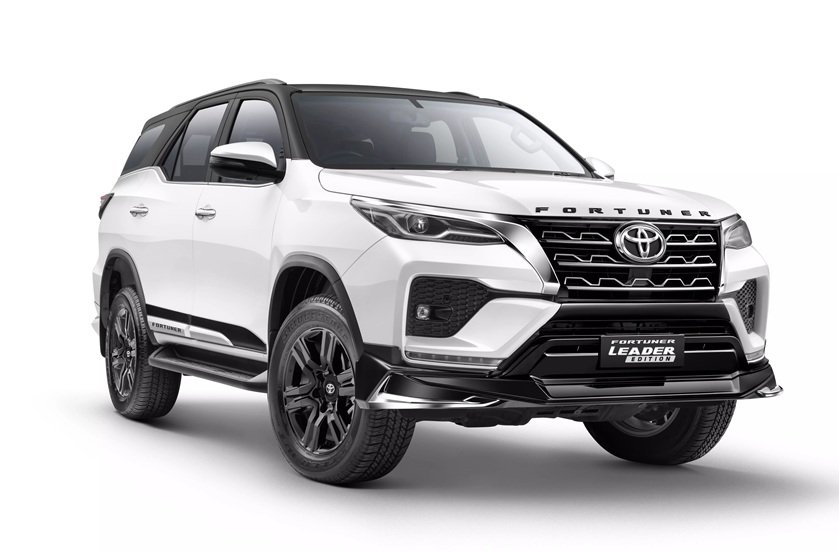 2026 Toyota Fortuner side profile mountain highway India launch expected late 2025 updated design LED headlamps