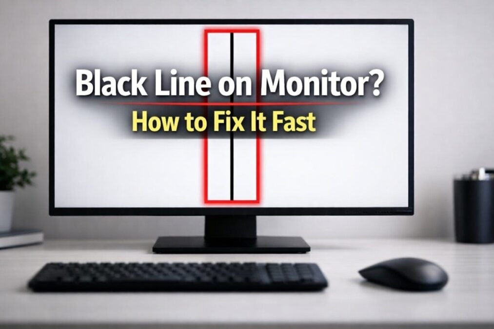Black Line on Monitor