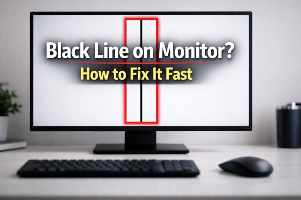 How to Fix Black Line on Monitor Screen (Software & Hardware)
