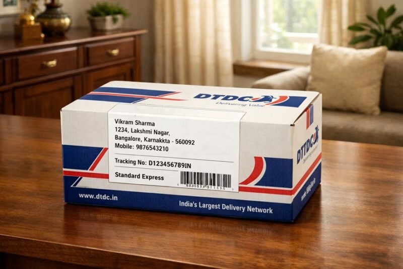 How to write address correctly on DTDC courier package