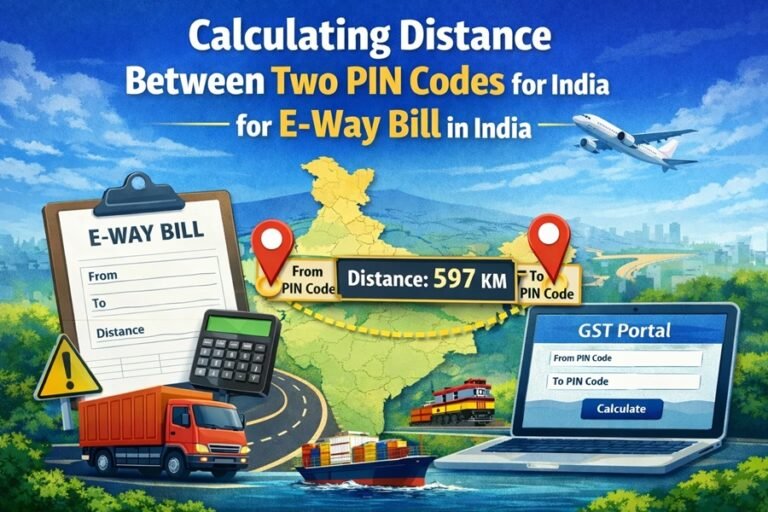 Pin to Pin Distance Explained for Logistics, Travel & E-Way Bill