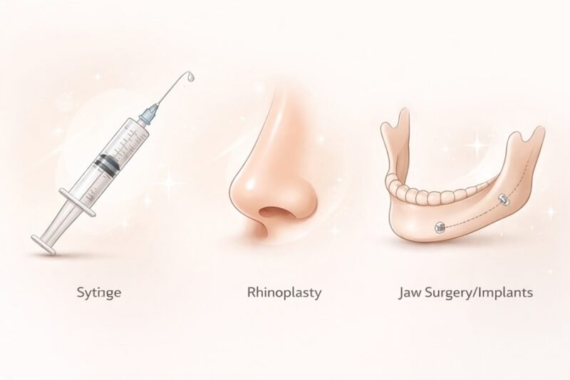 Professional Asymmetrical Face Correction