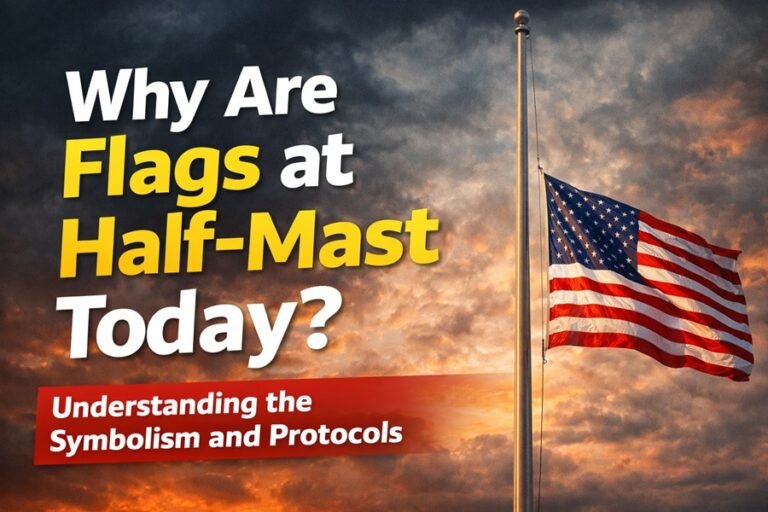 Why are Flags at Half-Mast Today