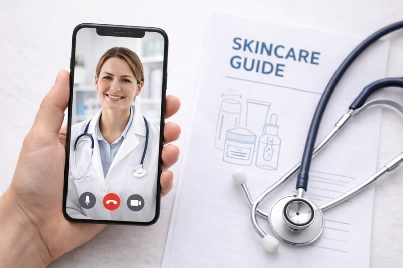 Consulting a professional dermatologist for severe acne or scarring.