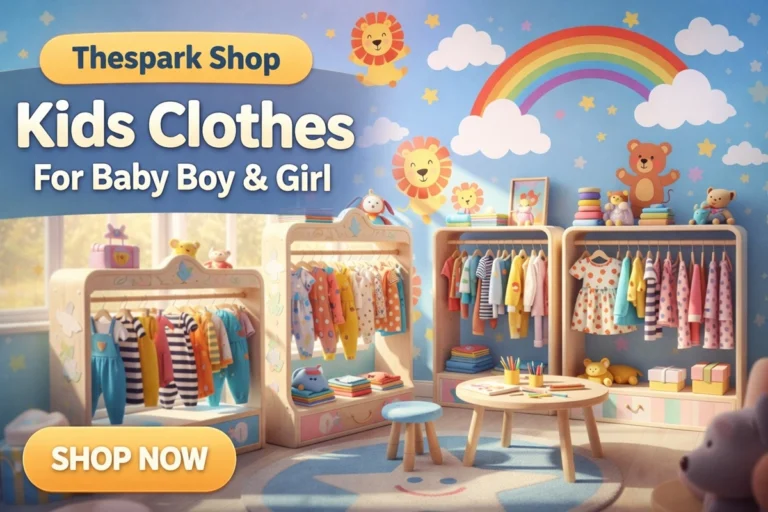 thespark shop kids clothes for baby boy & girl