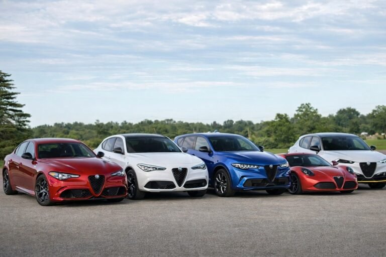 Upcoming Alfa Romeo cars in India 2026 lineup including Giulia and Stelvio.